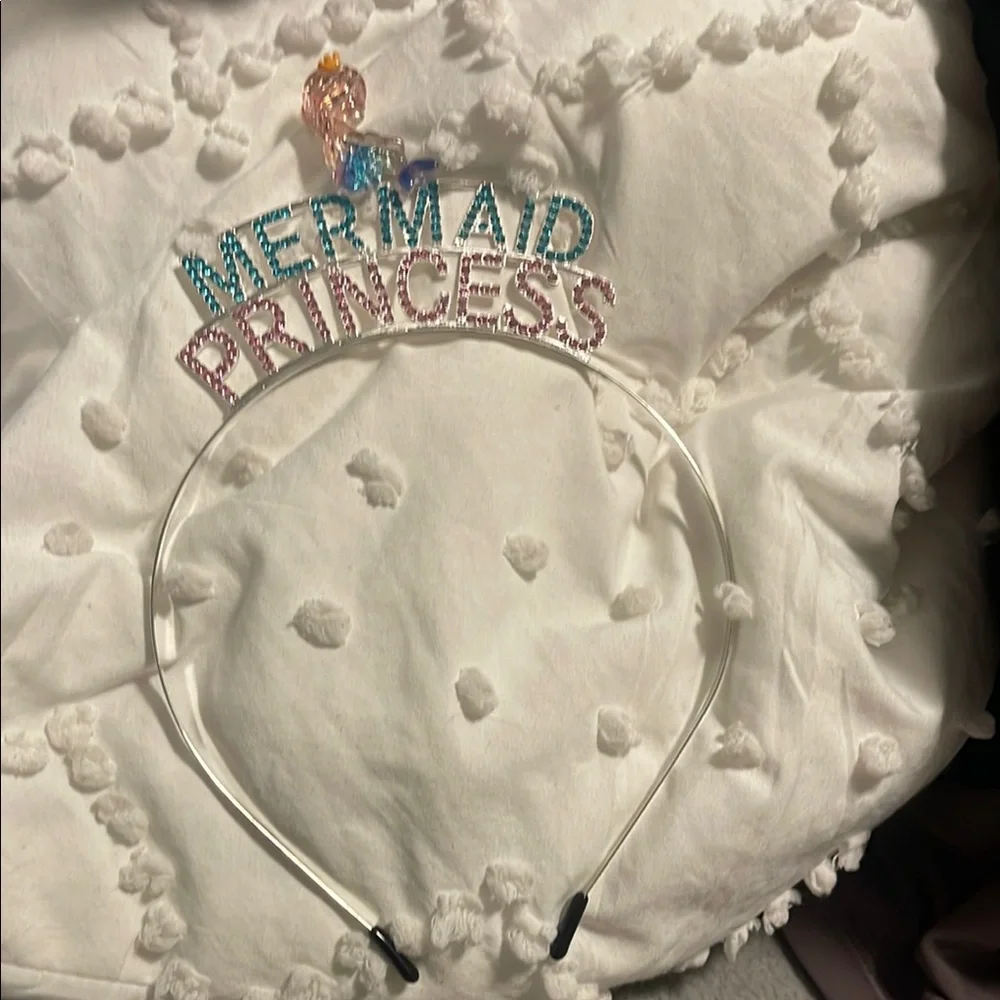Mermaid, princess rhinestone headband new
